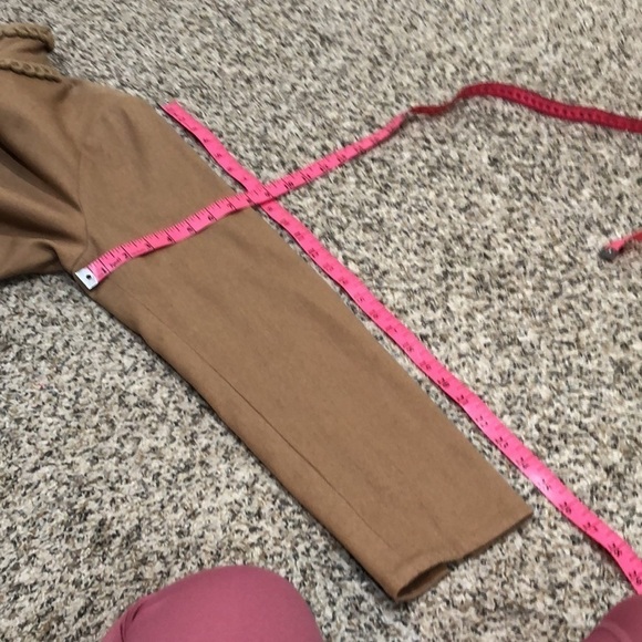 Soft Surroundings Coat Size XL Brown Scrollwork - Picture 11 of 12